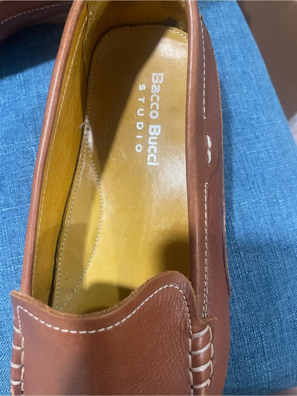 Bacco Bucci tan leather